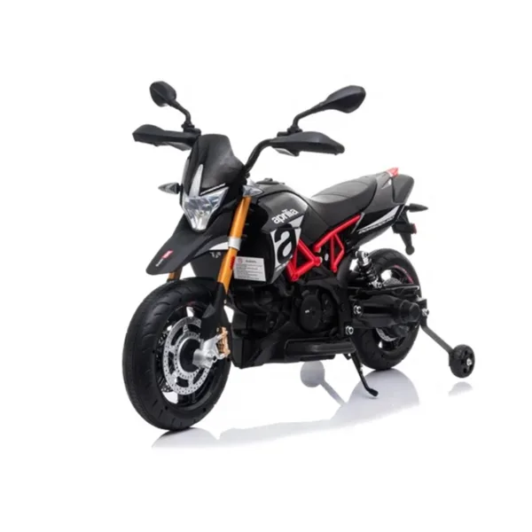Moto Électrique Enfant 12V – Style Réaliste avec Roues en Caoutchouc